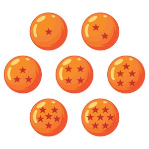 Dragon Balls (7) Bild und SVG-Datei