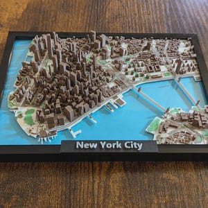 Ville miniature de New York | Impression 3D de haute qualité