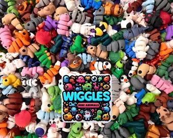 Wiggles! Mini Animal Fidget Toy Articulating Sensory Gift