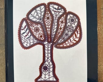 Close out sale Motieven in Kleur by Sebastiana Van Den Herik. Bobbin Lace hardcover book in Dutch. 20 Russian tape lace patterns. 25.00