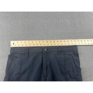 Y2K Tommy Bahama-cargoshort heren 36 grijs ontspannen katoenmix Tencel-katoen utility afbeelding 5