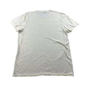 Vintage Buffalo David Bitton T-Shirt Men L Cream Short Sleeve Grunge Rockfest image 2