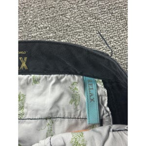 Y2K Tommy Bahama-cargoshort heren 36 grijs ontspannen katoenmix Tencel-katoen utility afbeelding 8