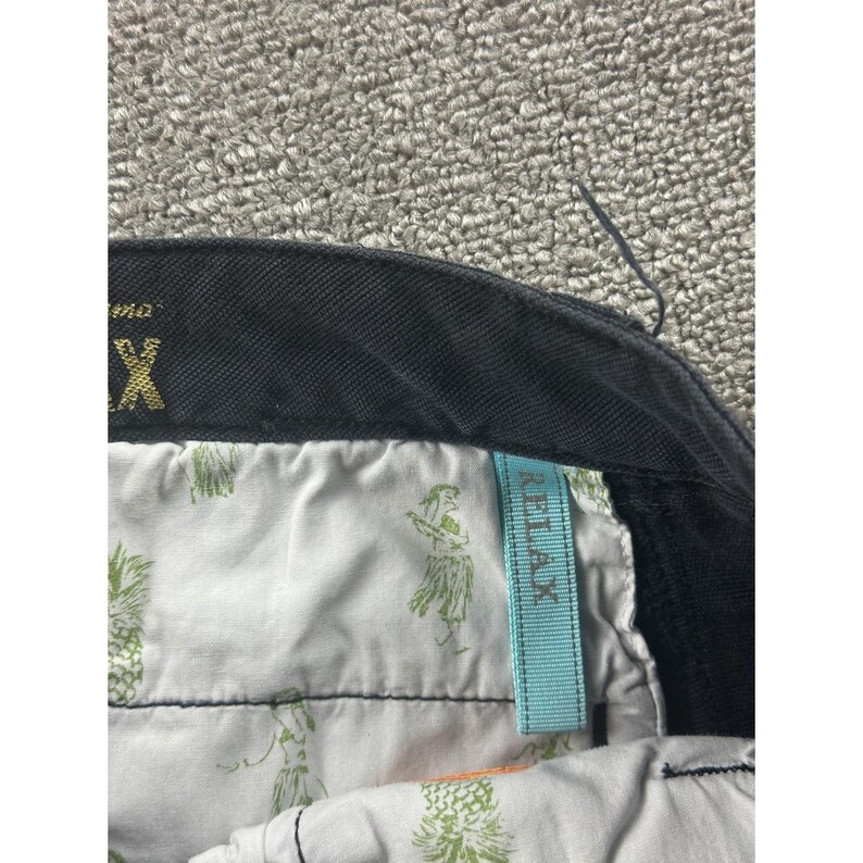 Y2K Tommy Bahama-cargoshort heren 36 grijs ontspannen katoenmix Tencel-katoen utility afbeelding 8