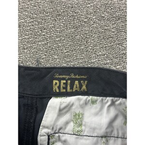 Y2K Tommy Bahama-cargoshort heren 36 grijs ontspannen katoenmix Tencel-katoen utility afbeelding 3