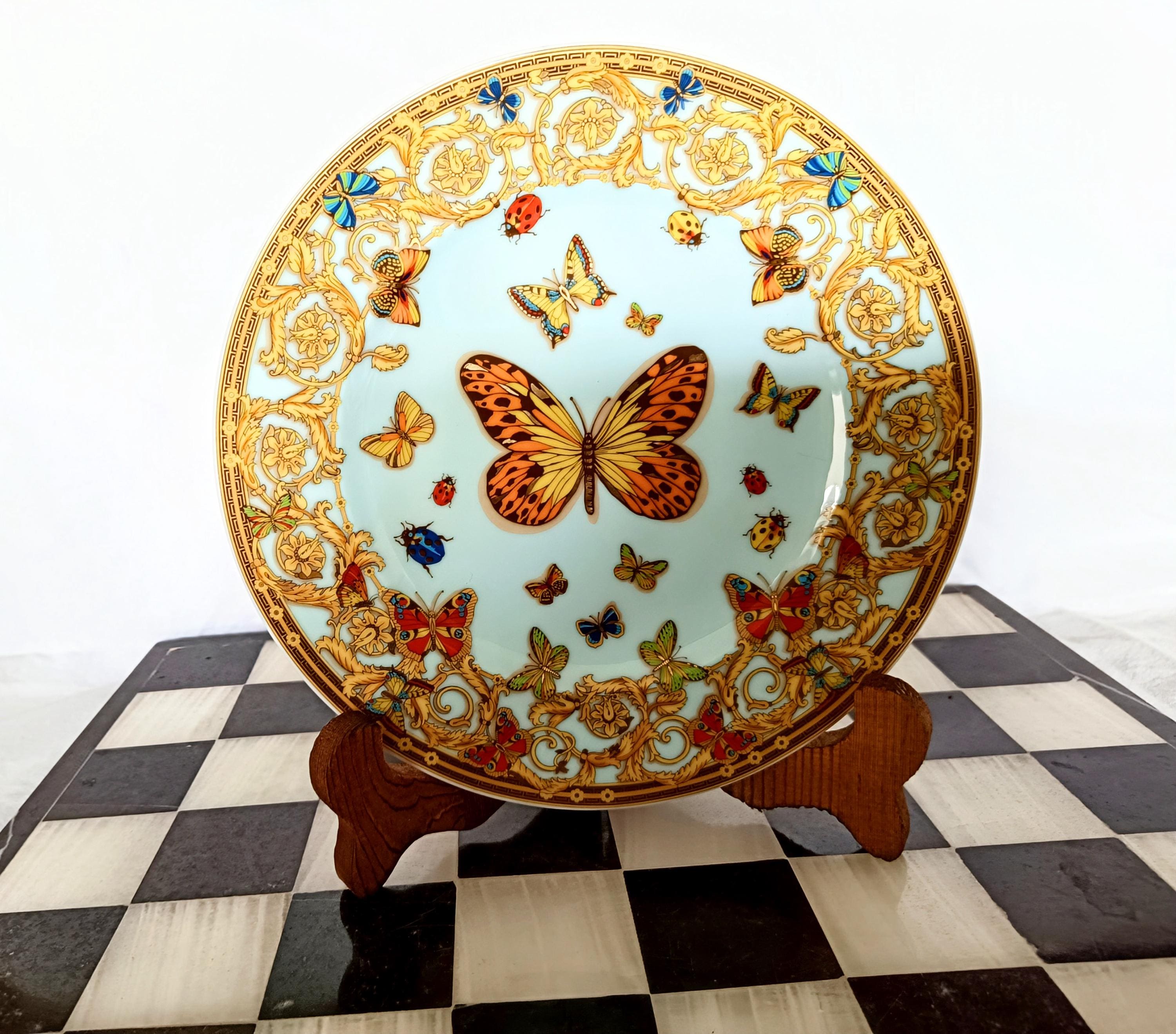 Exclusive Wall Plate “le Jardin De Versace” by Rosenthal