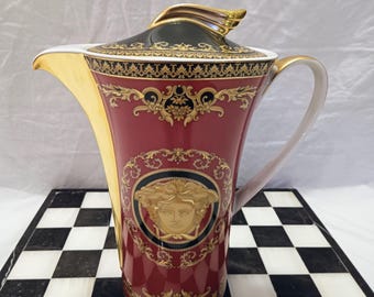 Cafetera Rosenthal Versace Medusa Red: primera opción, como nueva, de un armario
