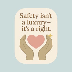 Veiligheid is geen luxe, maar juist wel Digitale sticker | Affirmatie geestelijke gezondheid | Goodnotes + png voor digitale logboeken