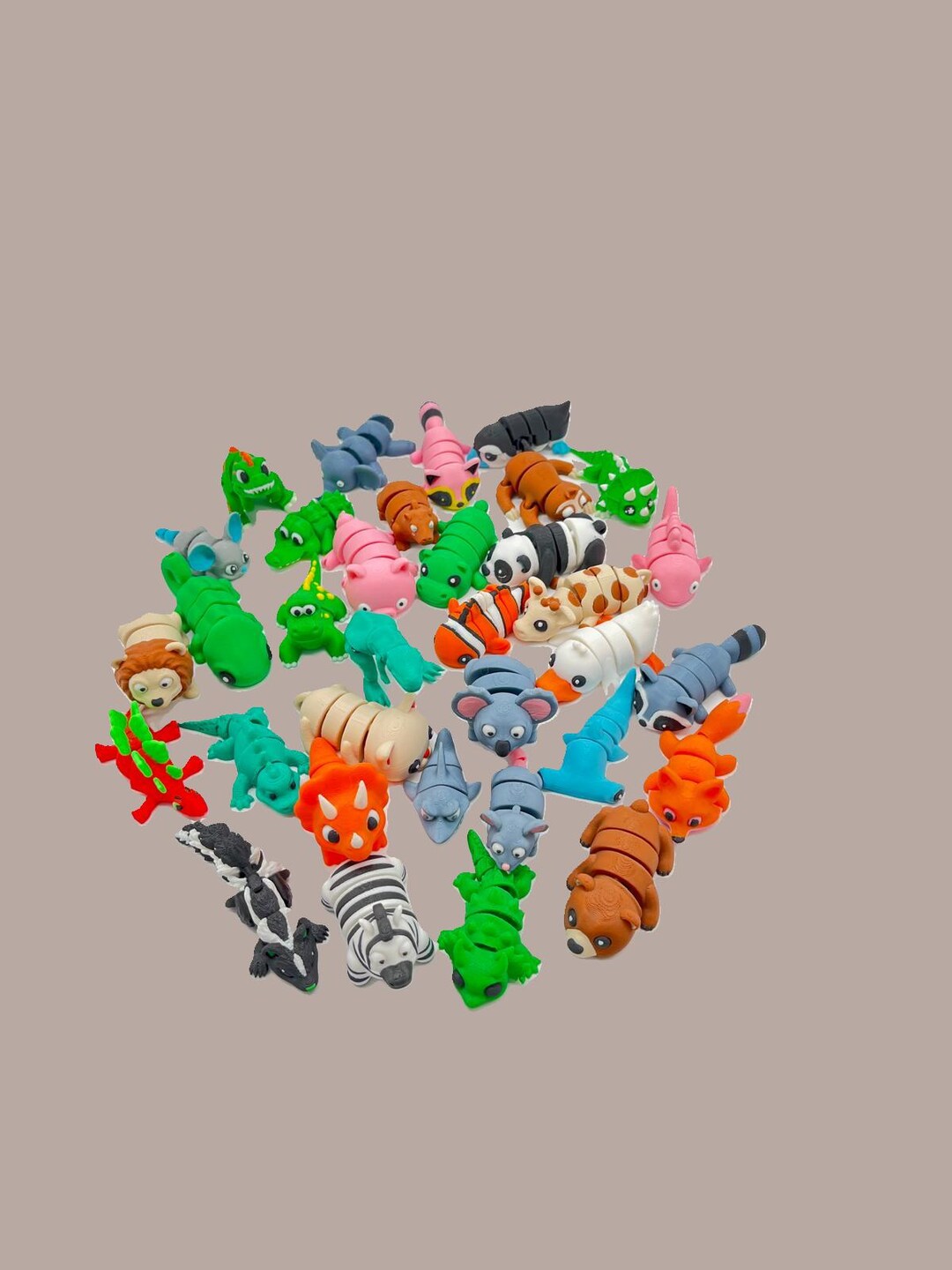 Articulated Fidget Animals - 3D Printed Mini Pets for Stress & Focus ...