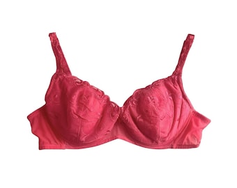 NWT Vintage Y2K Victoria's Secret Silicone Gel Padded Embroidered PushUp Bra 36C