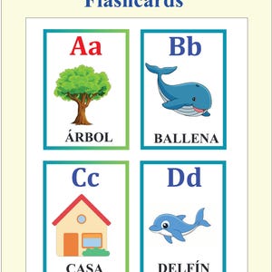 Spanish Alphabet Printable for Kids | 27 Letters on 7 Pages | Preschool Learning | Bilingual Education | Digital Download