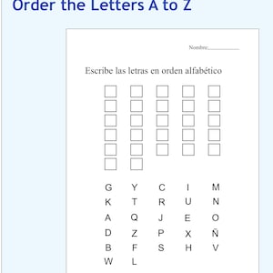 Spanish Alphabet Activity Pack | Ages 5–9 | PDF Printables