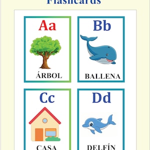 Spanish Alphabet Bundle | Flashcards + Activity Pack | Ages 5–9 | PDF Printables