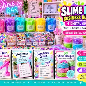 Slime Business Starter Bundle | Ebook, Plan, Recipes, Toolkit (Digital Download)