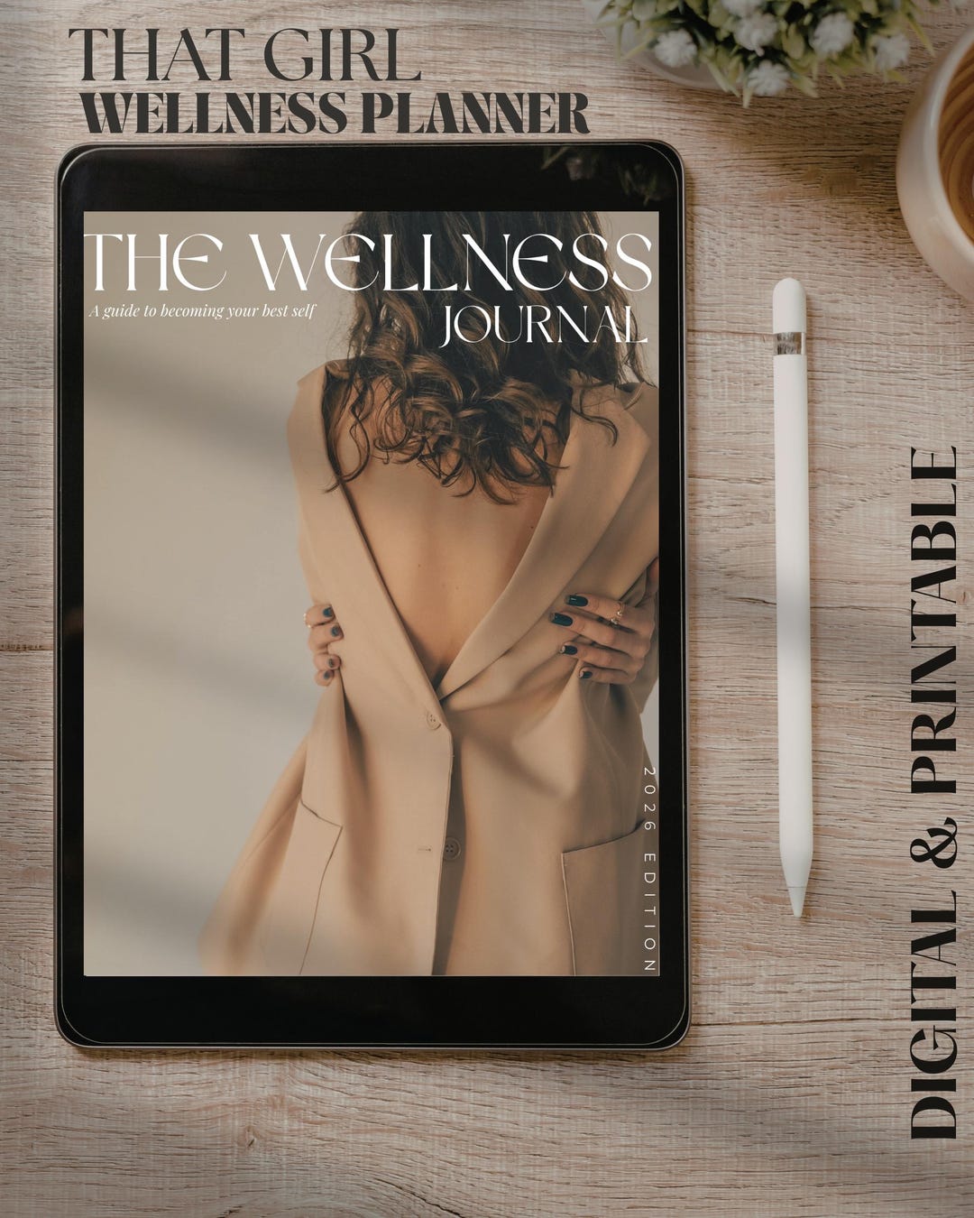 That Girl Wellness Planner 2026, Digital Journal for iPad Goodnotes ...