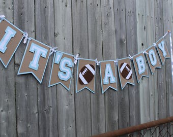 its a boy foot ball banner