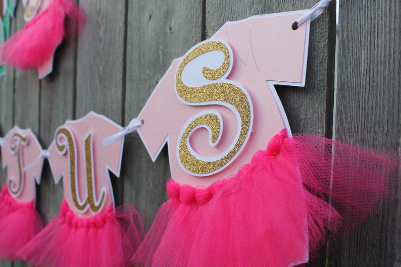 Touchdowns or Tutus Banner - Etsy