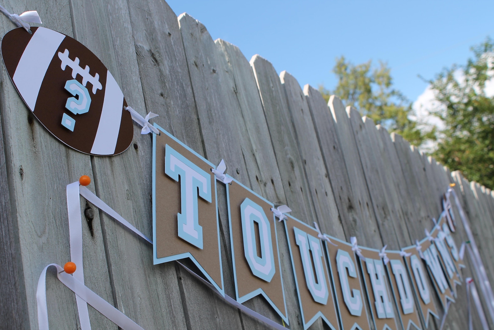 Touchdowns or Tutus Banner - Etsy