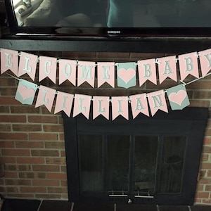 Welcome baby banner