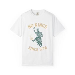 Unisex Graphic Tee, No Kings, Anti Trump T-shirt, Activist Protest Shirt, Political Statement Top, Resist Apparel