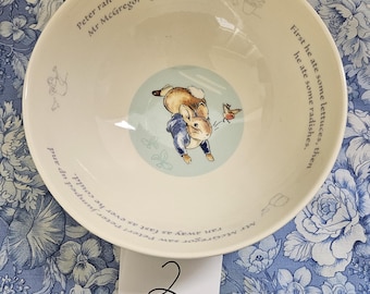 2001 WEDGWOOD PETER RABBIT cereal bowl