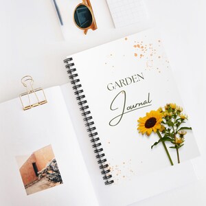 Garden Journal - Floral Spiral Notebook, Perfect for Plant Lovers, Gardening Enthusiasts, Nature Notes, Gift for Gardeners, [...]