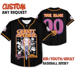 Custom Disney Spidey And His Amazing Friends Halloween Collection Simple Baseball, Personalized Baseball Team Jersey, Gift for Fans Family