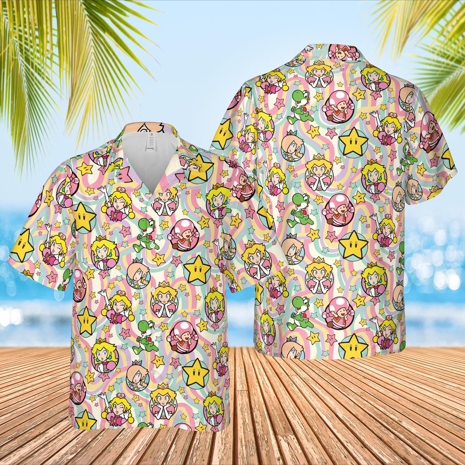 Yoshi button up shirt - Etsy México