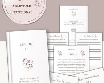 Christliche Devotionalie für Frauen | 7-Tage-Schrift-Reflexion | Glaube an das Mundine | Spirituelle Ermutigung