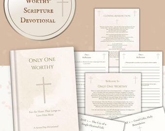 Christliche Devotionalie für Frauen | 7-Tage-Schrift-Reflexion | Geistiges Wachstum