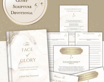 Christian Devotional for Women | 7 Day Scripture Reflection | Spiritual Growth  | Faith Devotional Journal