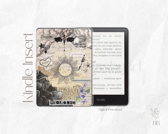 Fourth Wing Inspired Kindle Insert: Dragon E-Reader Decor (Digital Download)