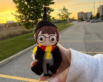 Handmade Harry Potter Crochet Doll – Ethically Made with 100% Cotton
