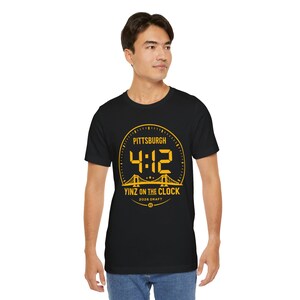 Pittsburgh Draft Shirt Yinz On The Clock Tee, 412 Football Shirt, Steel City Draft 2026 Shirt, Pittsburgh Game Day Tee, Yinzer Fan Gift image 14