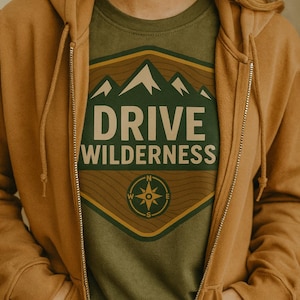 Shirt wildernis avontuur, T-shirt Subie Outdoors, Overlanding shirt, natuurliefhebber cadeau, wandelen grafisch T-shirt, shirt bergesthetiek, kamperen