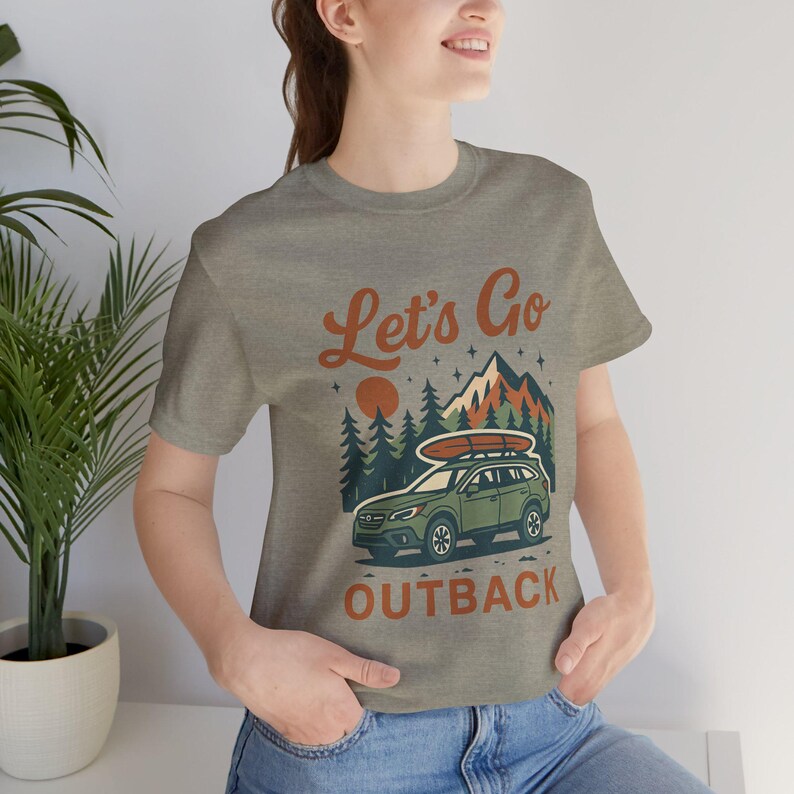 Camiseta Lets Go Outback - Camiseta retro de aventura para hombres y mujeres amantes de la naturaleza - Camiseta de senderismo Subaru Outback - Regalo ideal para viajes de camping y carretera imagen 19