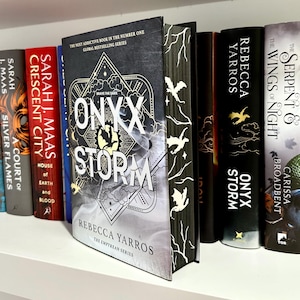 HARDCOVER Onyx Storm - Custom stencilled sprayed edges