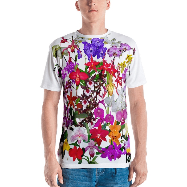 A Celebration of Orchids All-over Print Shirt Orchid Flowers - Etsy