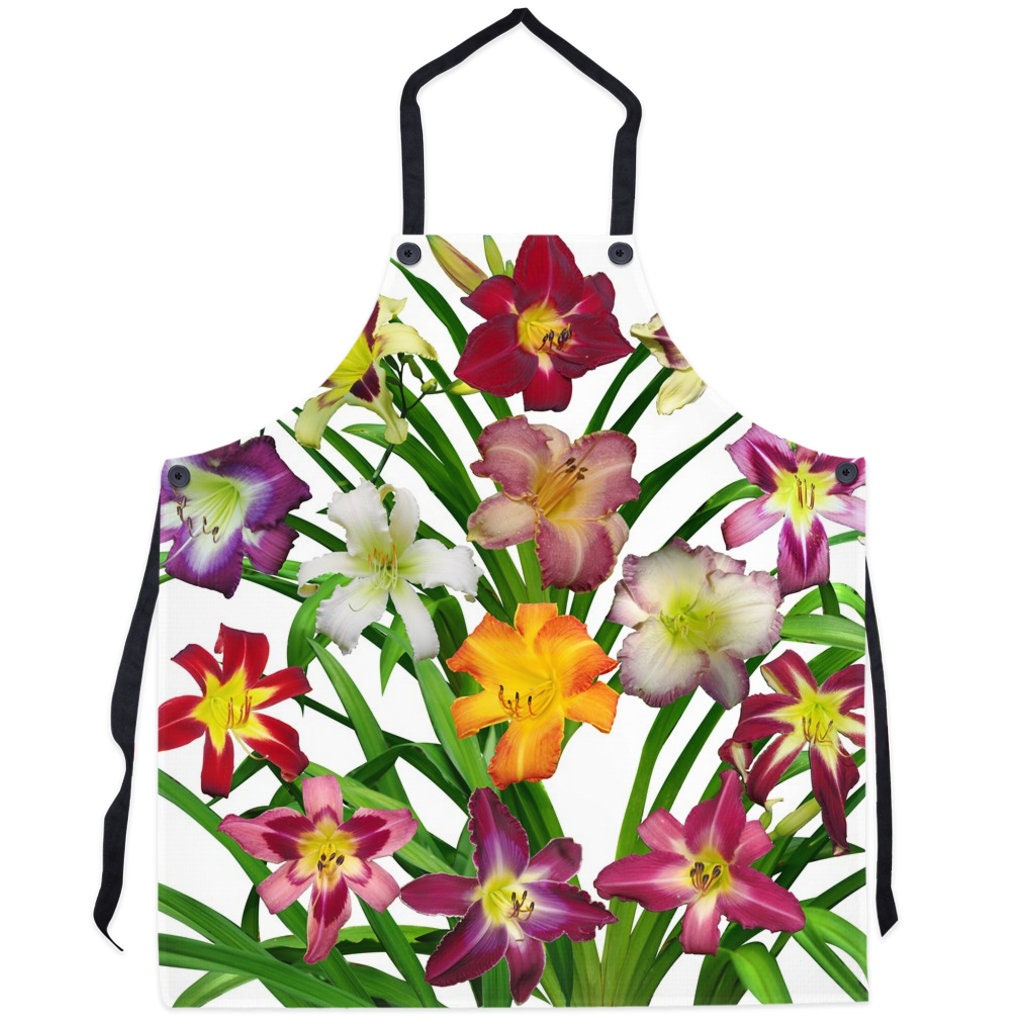 Daylily Display Ii Apron Floral Apron Christmas Gift Gift Etsy