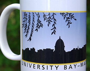 Madison Wisconsin skyline ceramic mug