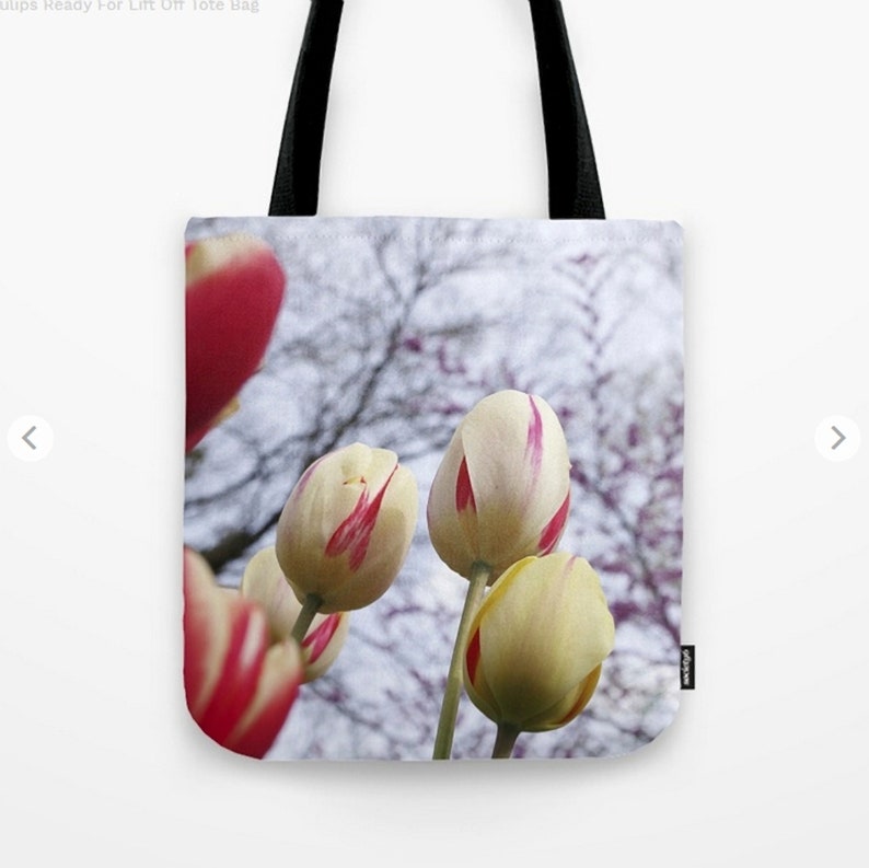 nature inspired gift chef birthday gift Tulips ready for takeoff glass cutting board Tempered Glass; Dishwasher Safe MADE IN USA