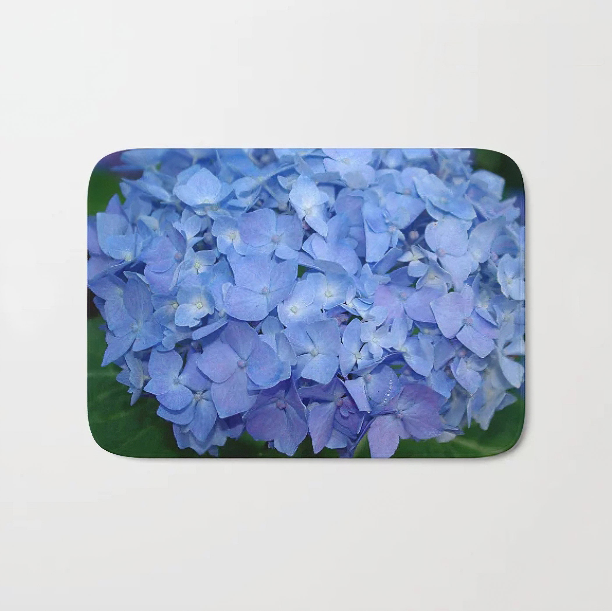 Blue hydrangea area rug Endless Summer flower floral home Etsy