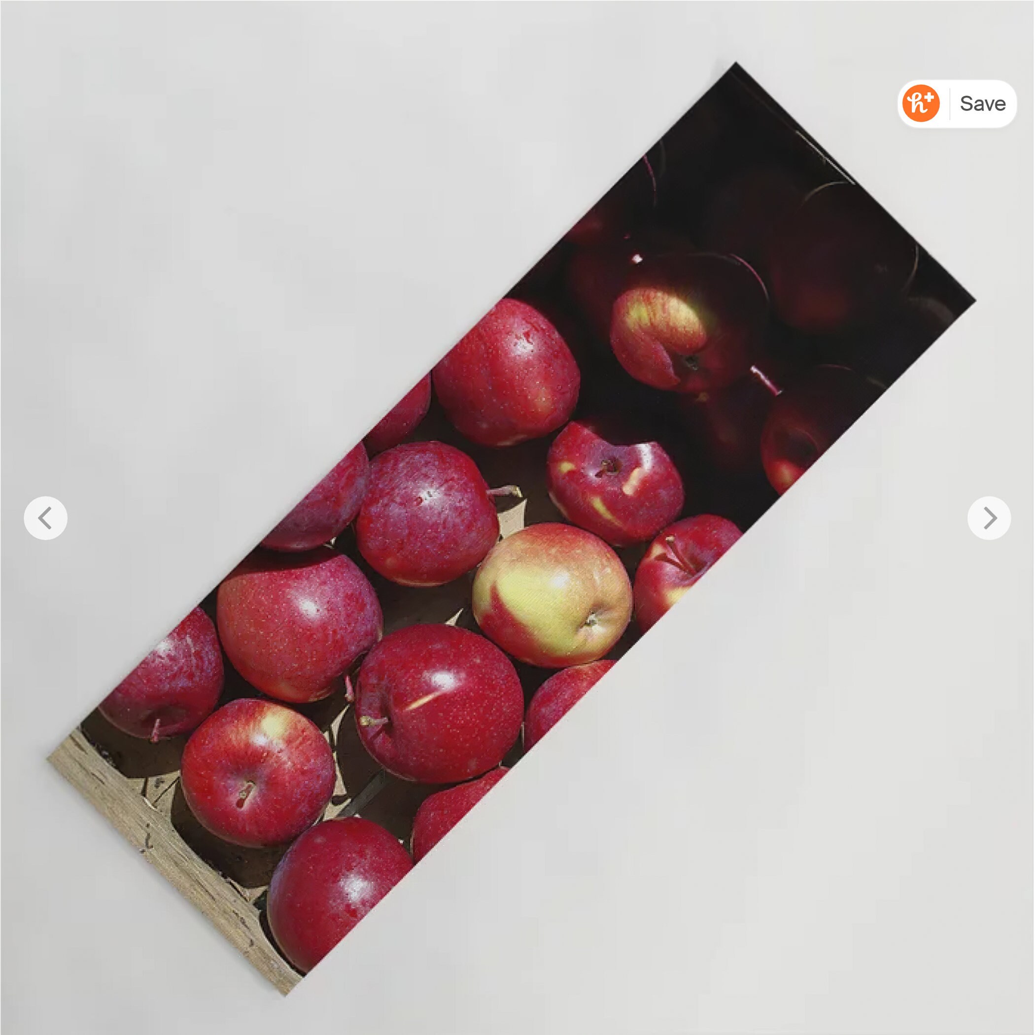 Wood cutting board with apple ceramic tile farmer's Etsy