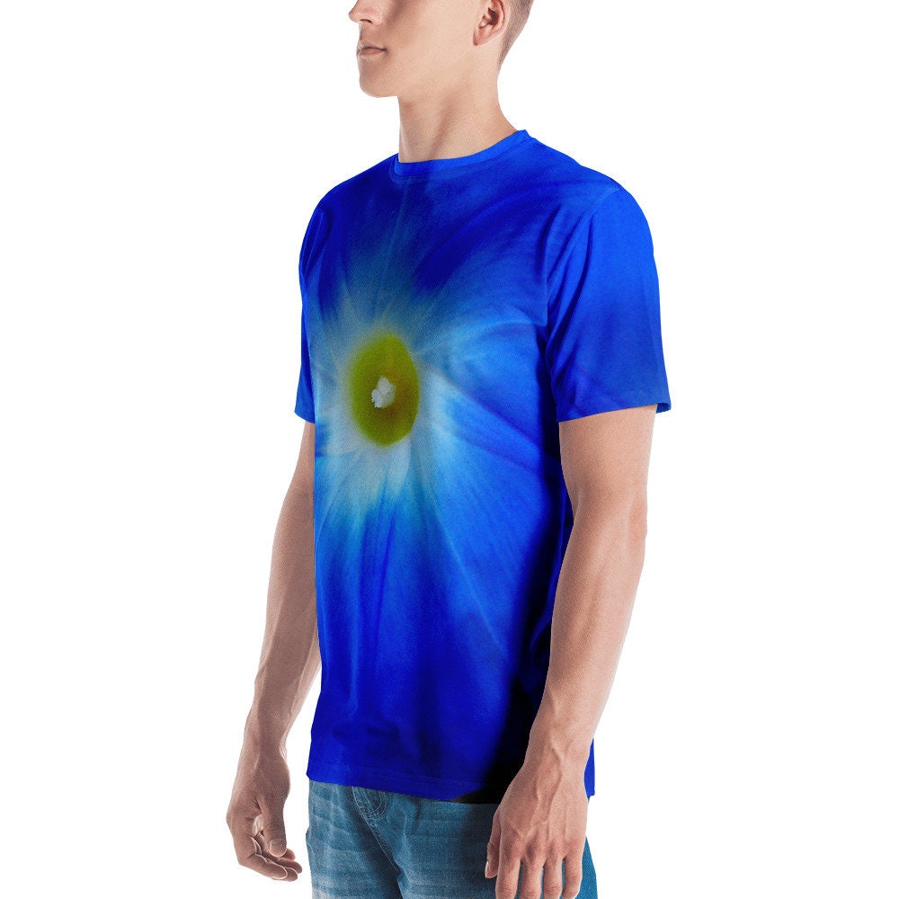Heavenly Blue Morning Glory All-over Print T-shirt | Etsy