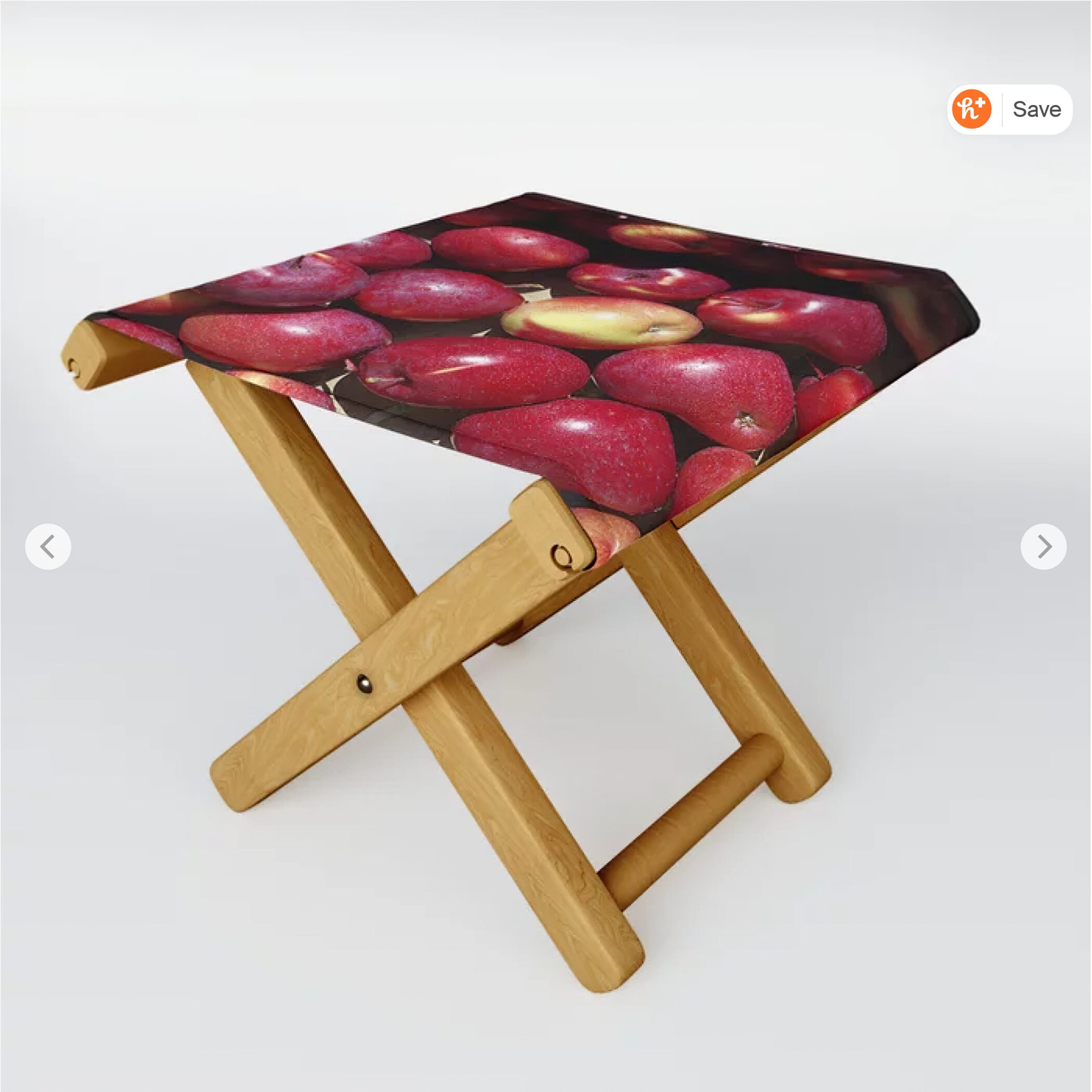 Wood cutting board with apple ceramic tile farmer's Etsy