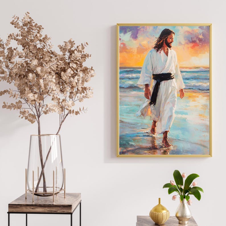 Digitally Restored Travels Of Our Savior Map Print (1862