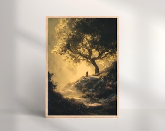 Mustard Seed Bible Verse Print: Christian Wall Art (Digital Download)