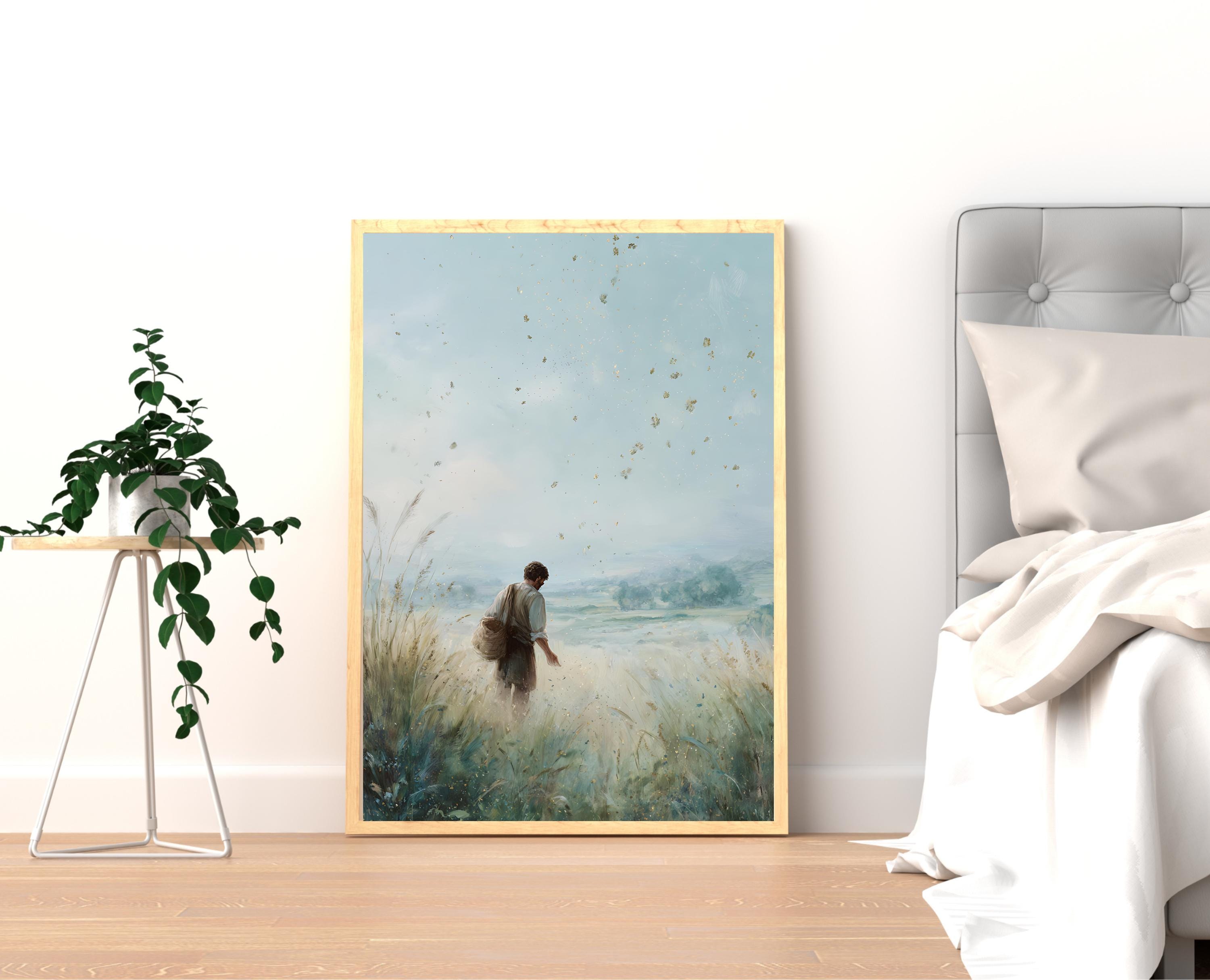 Parable of the Sower Wall Art Print, Christian Bible Verse Decor, Faith ...