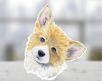 Corgi Sticker, Welsh Corgi Car decal, Cute Corgi Sticker, Corgi Gift,  Die-Cut Decal, Vinyl Dog Sticker, Waterproof Sticker, Dog Lover Gift