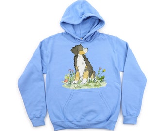 Kids Bernese Hoodie, Bernese Mountain Dog Sweatshirt, Youth Bernese Hoody, Dog Lover Gift, Berner Lover, Cute Dog Hoodie, Toddler Dog Hoodie